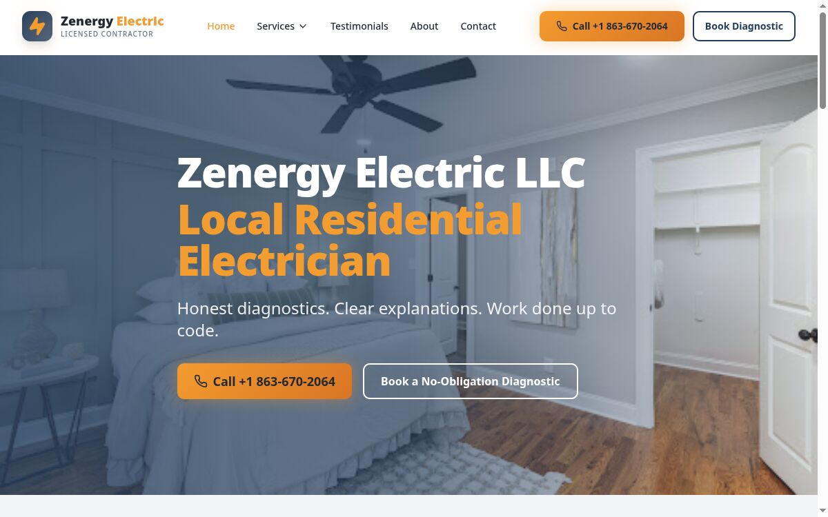 Zenergy Electric website